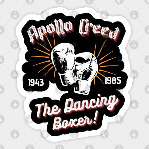 Apollo Creed (1943-1985) Sticker by Emma